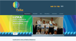 Desktop Screenshot of lizika.si