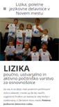 Mobile Screenshot of lizika.si