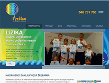 Tablet Screenshot of lizika.si